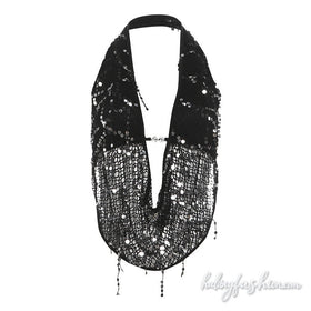 Halter self tie glitter hollow out backless top