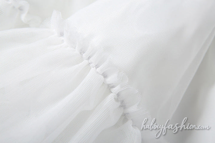 Ruched ruffle solid A line mesh mini skirt