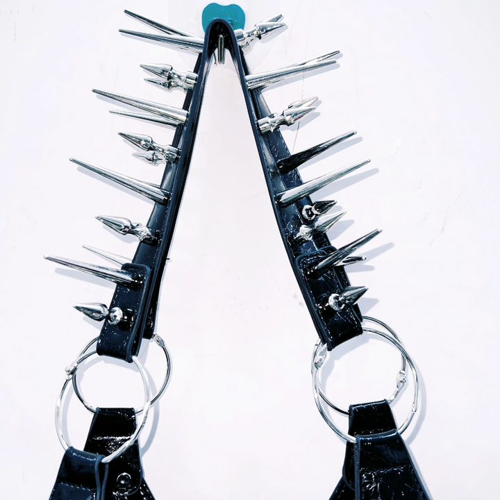 O ring PU leather rivet handbag  | Festival Outfits Women