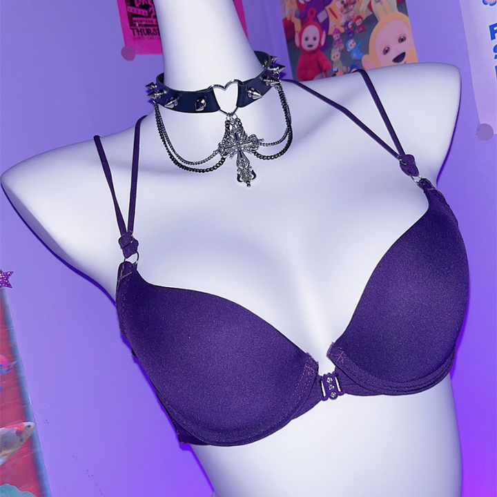 V neck spider web backless solid cami top  | Festival Outfits Women