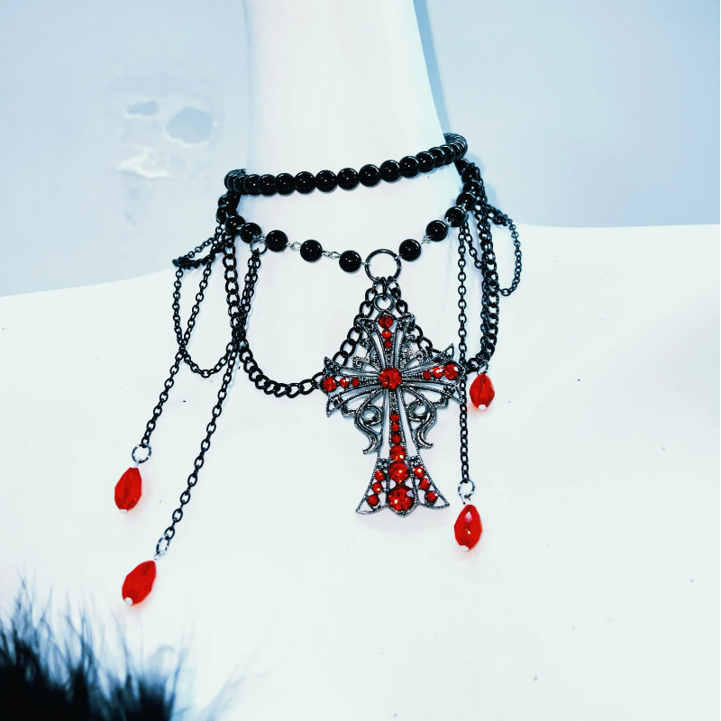 Sweetheart neck fluffy rivet applique contrast top  | Festival Outfits Women