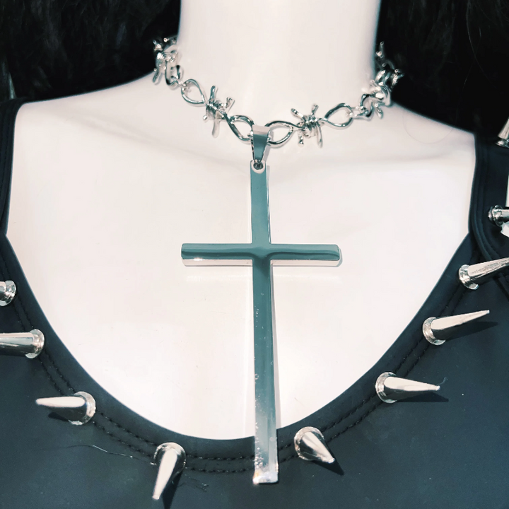 Mesh u neck rivet applique cami bodysuit  | Festival Outfits Women