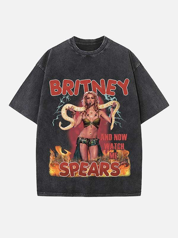 Y2K Pop Princess Print Round Neck T-shirt - Design 04