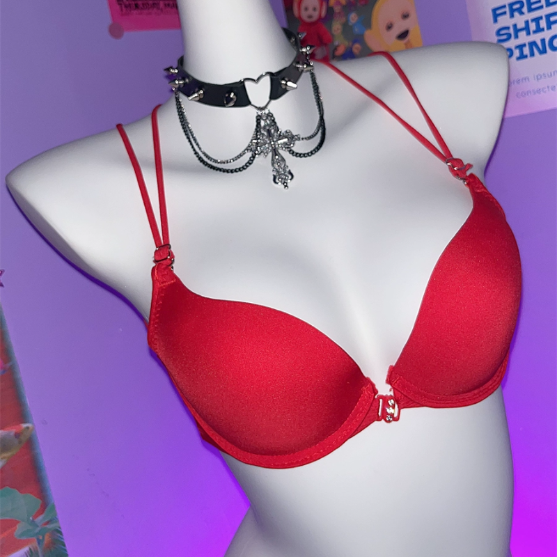 V neck spider web backless solid cami top  | Festival Outfits Women