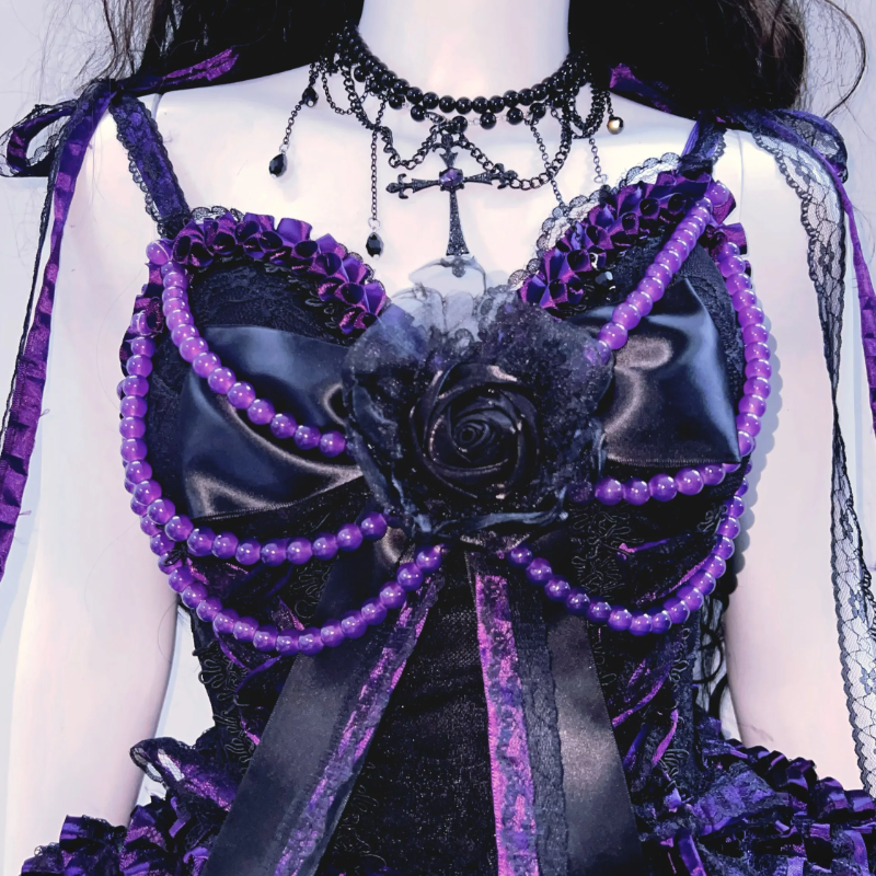 Long flared sleeve lace beaded ruffle cami midi skirt set  | Festival Outfits Women