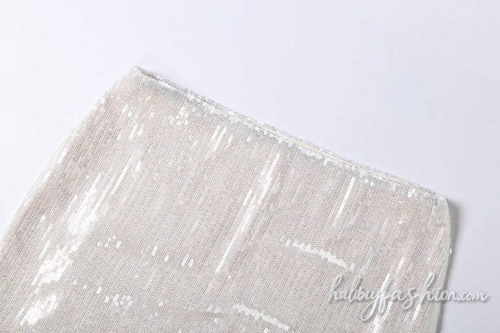 Glitter solid medium rise mini skirt