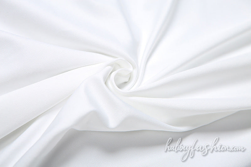Ruched drawstring solid maxi skirt
