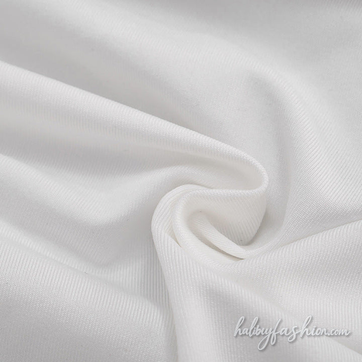 Hollow out irregular off shoulder ruched mini dress - Halibuy - 8