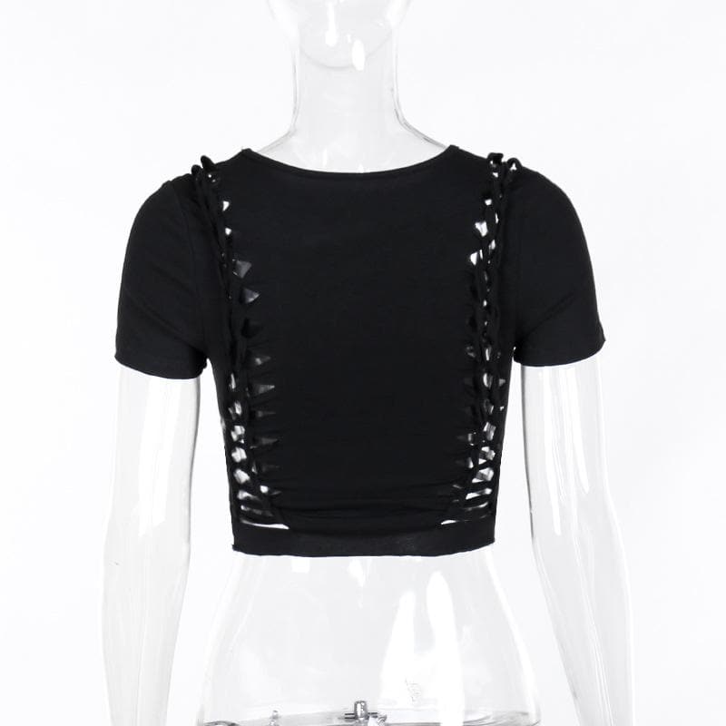 Takalmin da aka yanke da dogon hannu mai siffar beads | Kayan Biki na Mata