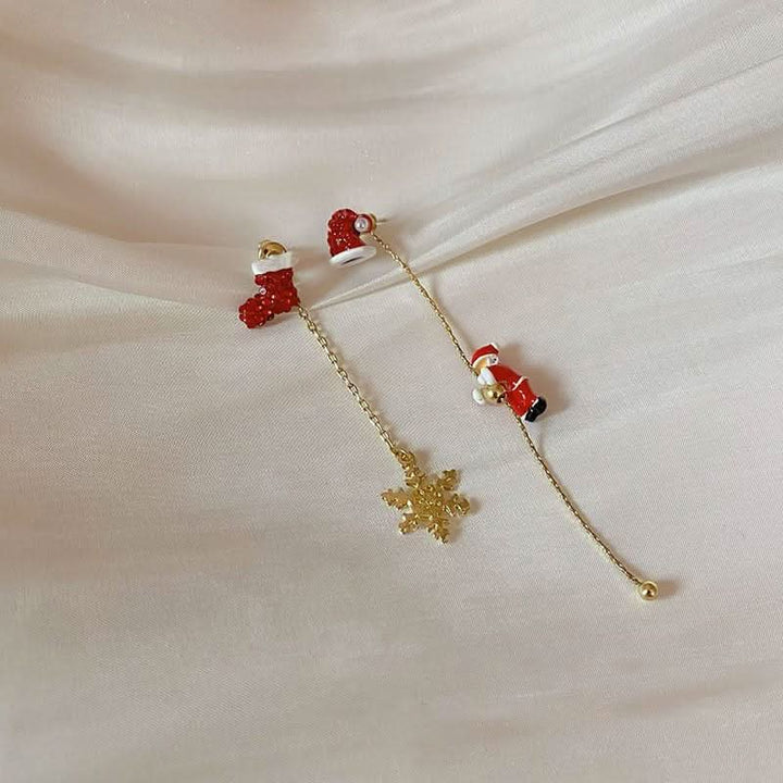 Irregular pendant christmas tree decor drop earrings  | Festival Outfits Women