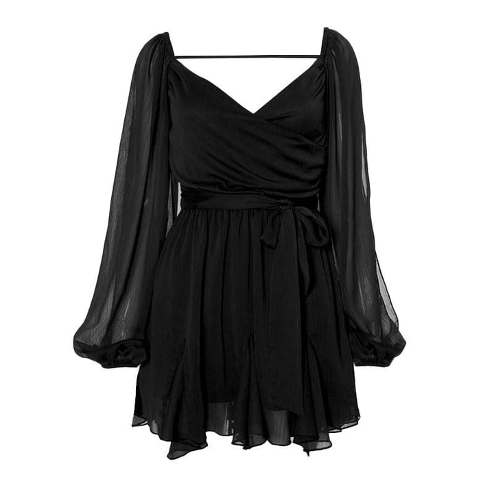 Riga mai dogon hannu mai laushi da aka buga | Kayan Biki na Mata