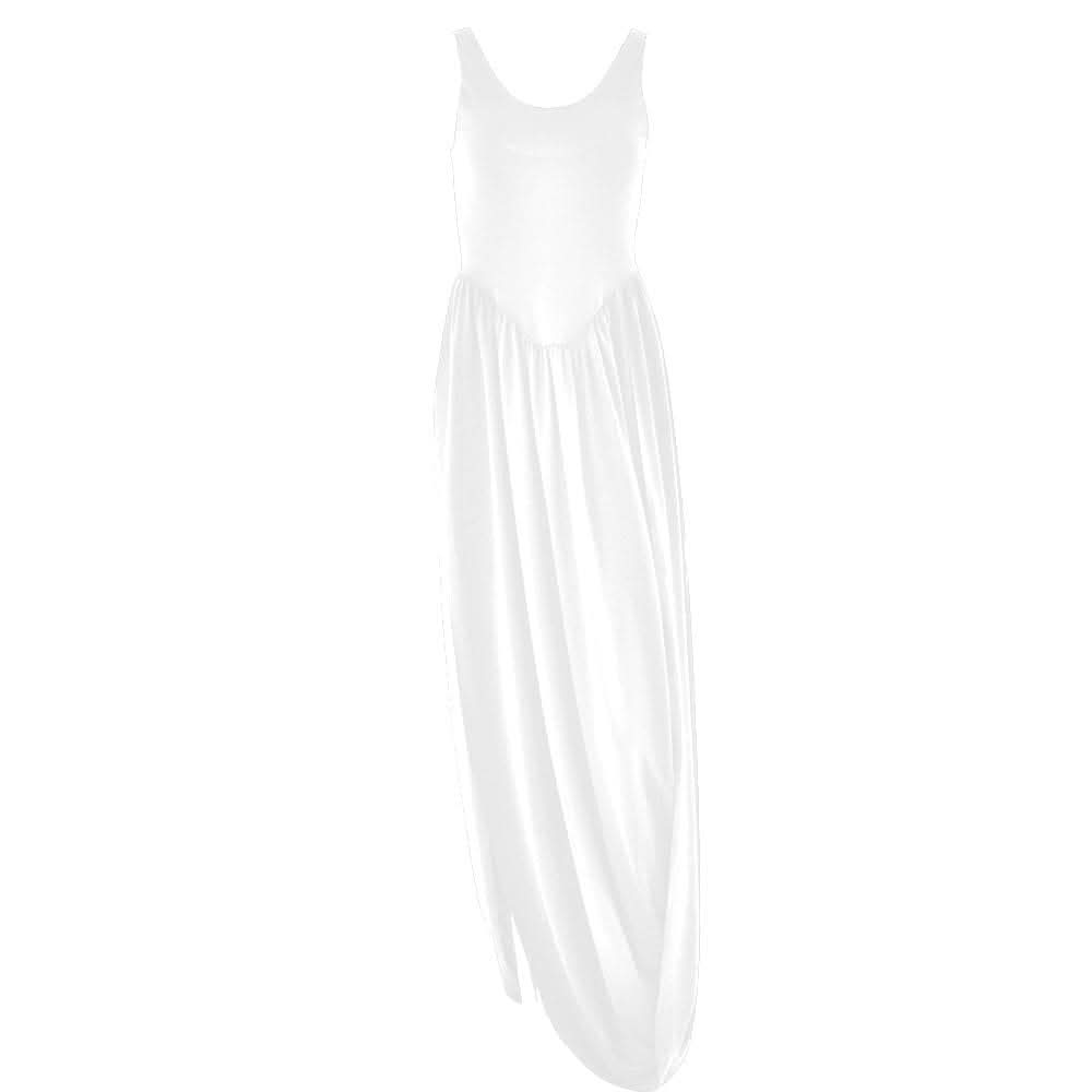 U neck ruched solid backless cami maxi dress-final-sale  | Festival Outfits Women