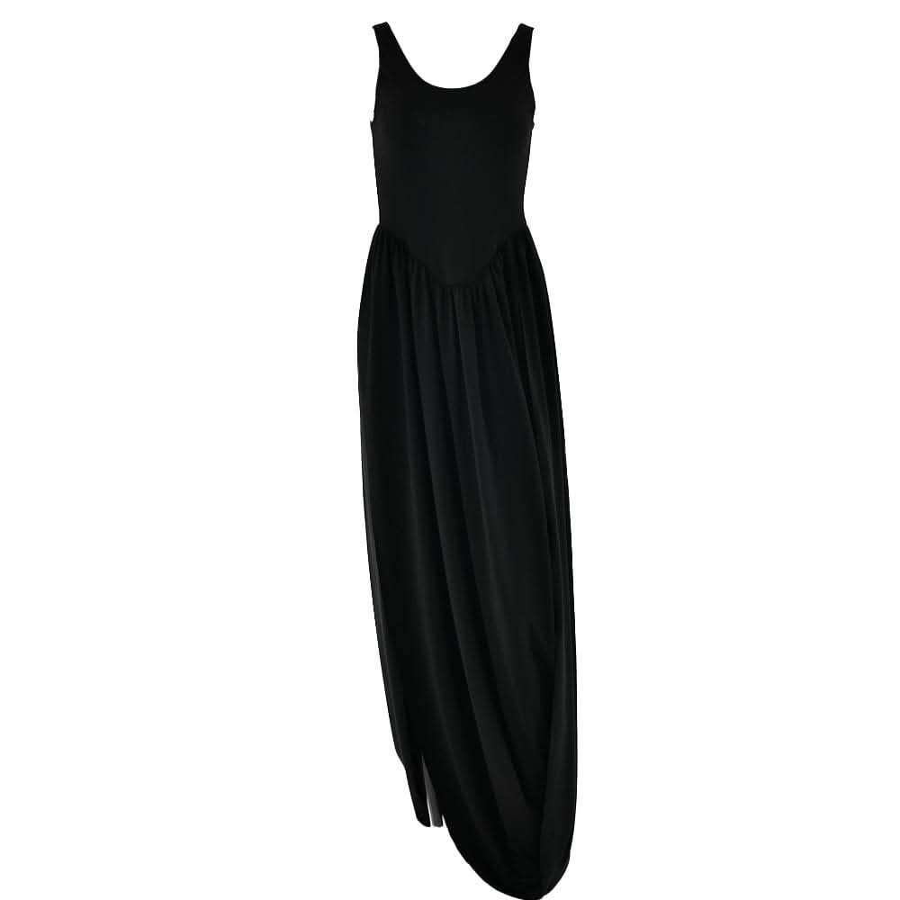 U neck ruched solid backless cami maxi dress-final-sale  | Festival Outfits Women