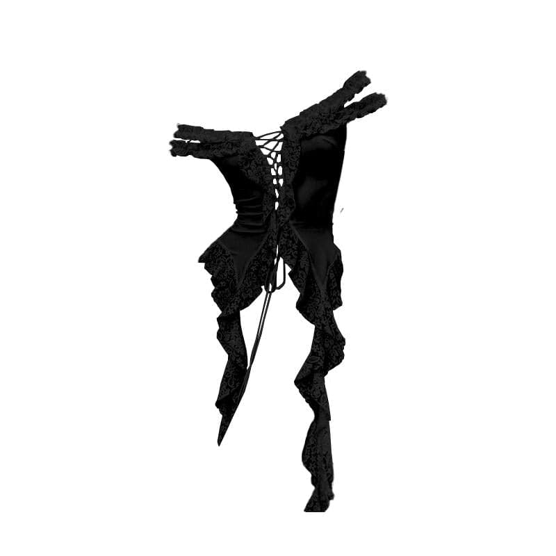 Rigar da aka yi da lace mai kauri da aka yi da roba mai kauri da aka yi da roba mai kauri | Kayan Biki na Mata