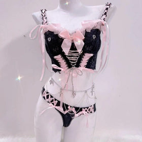 Bowknot ribbon self tie v neck cami top  | Festival Outfits Women