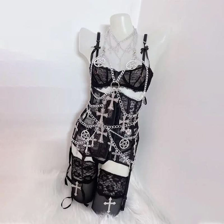 Lace bowknot adjustable cami top  | Festival Outfits Women