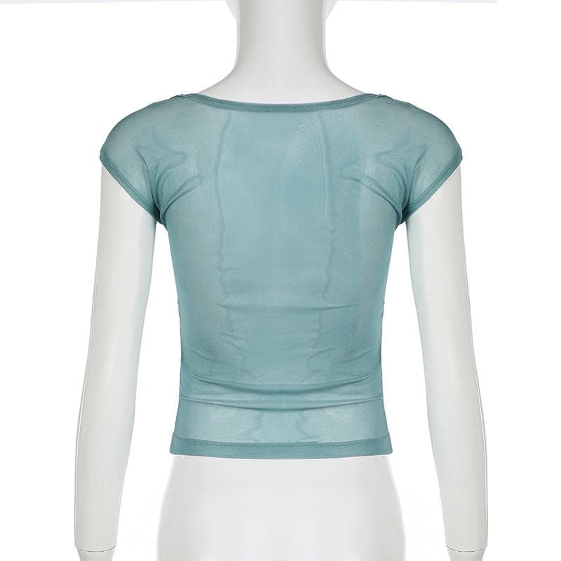 Ruched ruffle cowl neck  flower print mesh maxi skirt set-final-sale