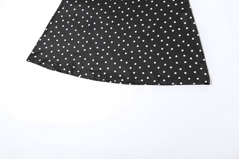 Polka dot ruched cami maxi dress  | Festival Outfits Women