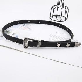 Star PU leather adjustable belt  | Festival Outfits Women