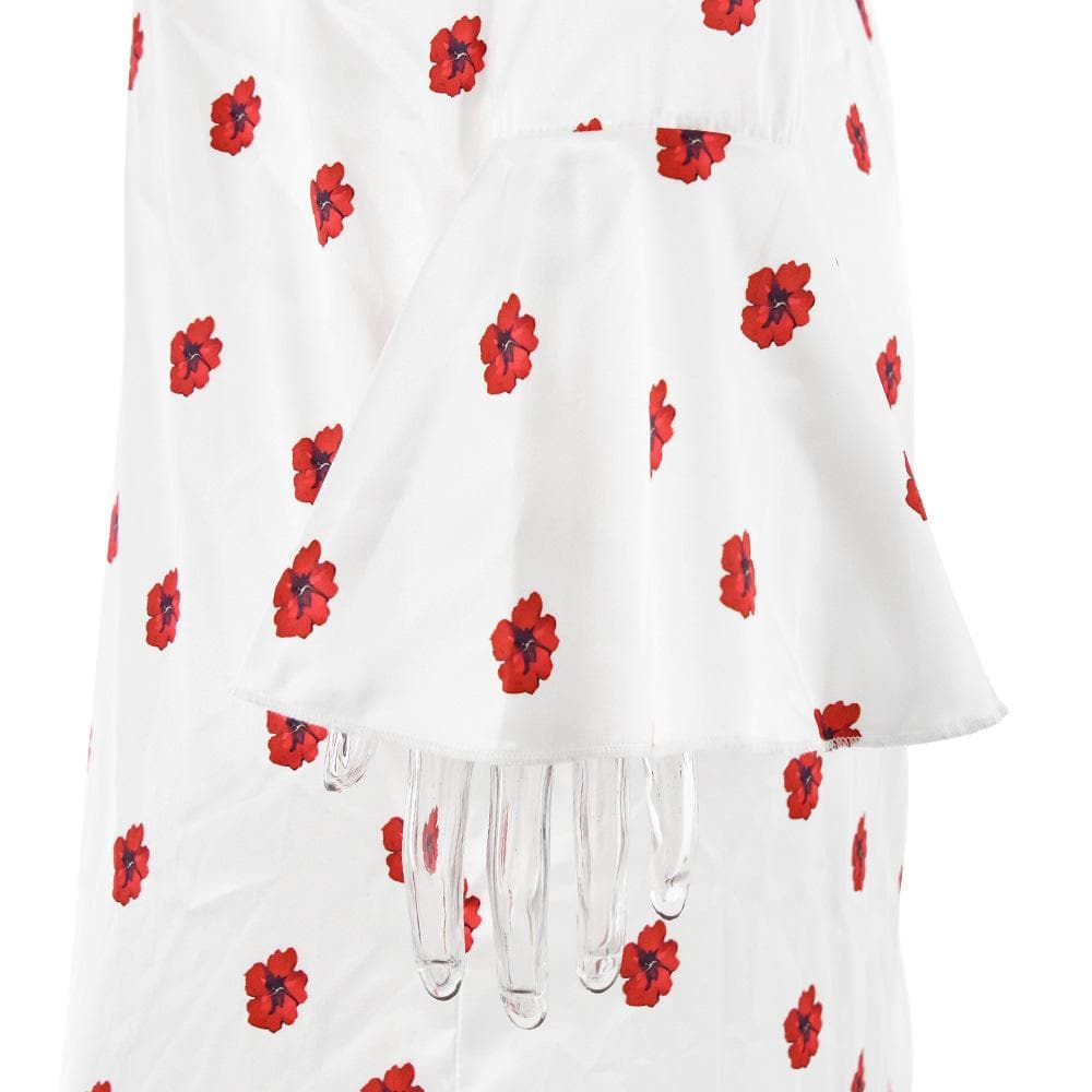 Riga mai dogon hannu mai siffar zip-up na fure | Kayan Biki na Mata