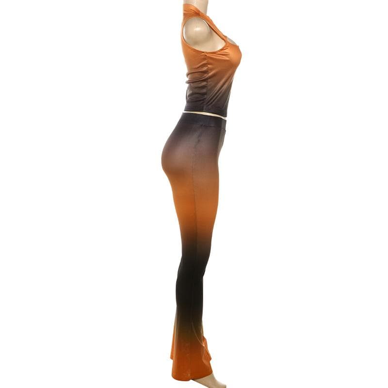 Satin wando mara hannu mai siffar crewneck ruched hollow out | Kayan Biki na Mata