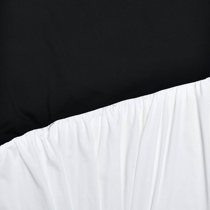 Long sleeve irregular crewneck ruched slit maxi dress  | Festival Outfits Women