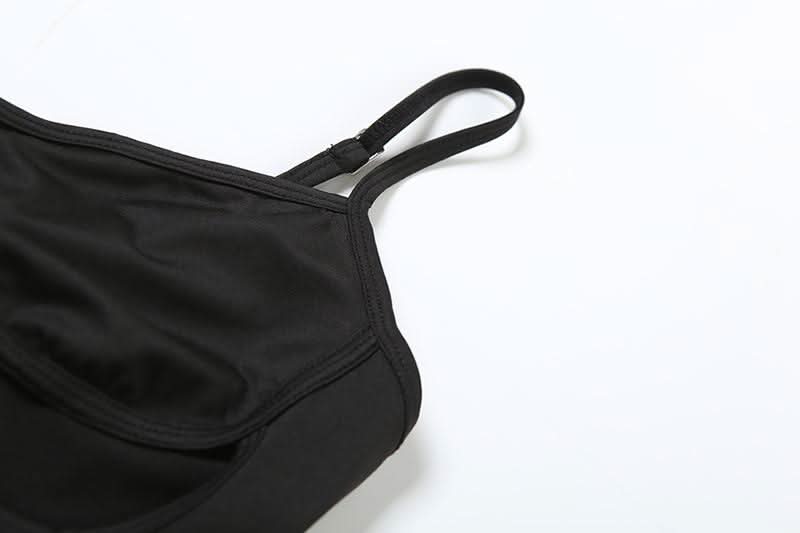 Hollow out mesh cami bodysuit  | Festival Outfits Women