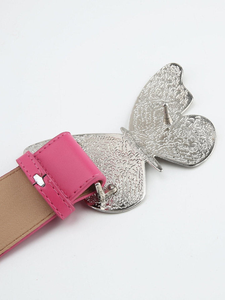 Butterfly decor PU leather belt  | Festival Outfits Women