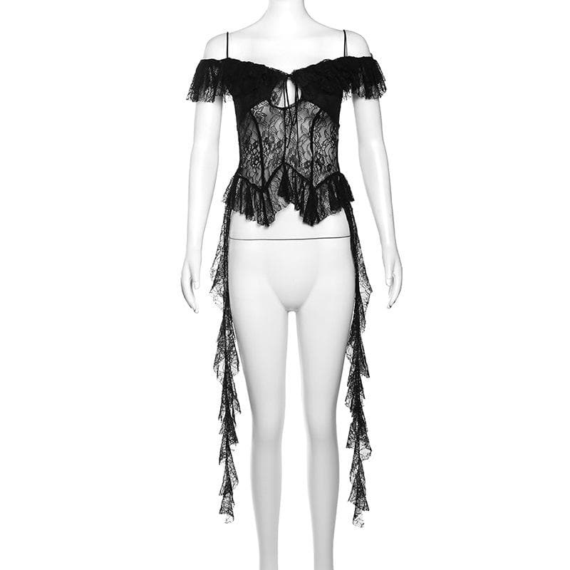 Kaya mai laushi da aka yanke daga kafada | Kayan Biki na Mata