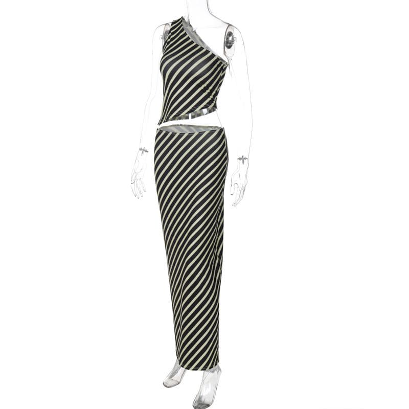 Saitin siket mara hannu mai layi ɗaya na kafada | Kayan Mata na Biki