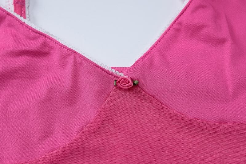 Saitin siket mai tsayi da aka yi da roba mai kauri da aka yi da roba mai kauri da aka yi da cami | Kayan Biki na Mata