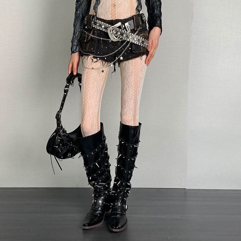 Hollow out lace flower pattern tights  | Festival Outfits Women