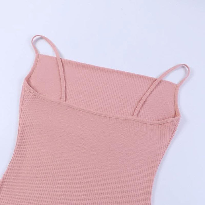 Sleeveless solid ribbed cowl neck backless ruffle maxi dress-final-sale  | Festival Outfits Women