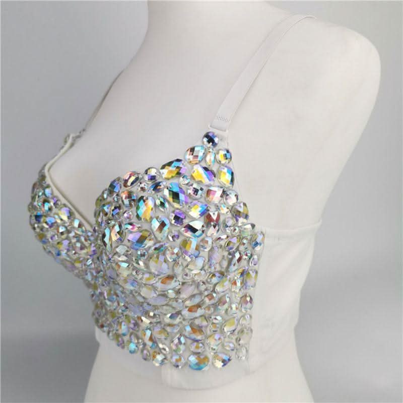 Sweetheart neck padded beaded cami top  | Festival Outfits Women