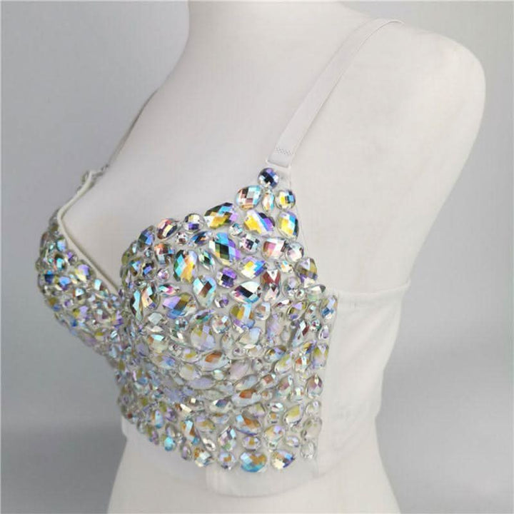 Sweetheart neck padded beaded cami top  | Festival Outfits Women