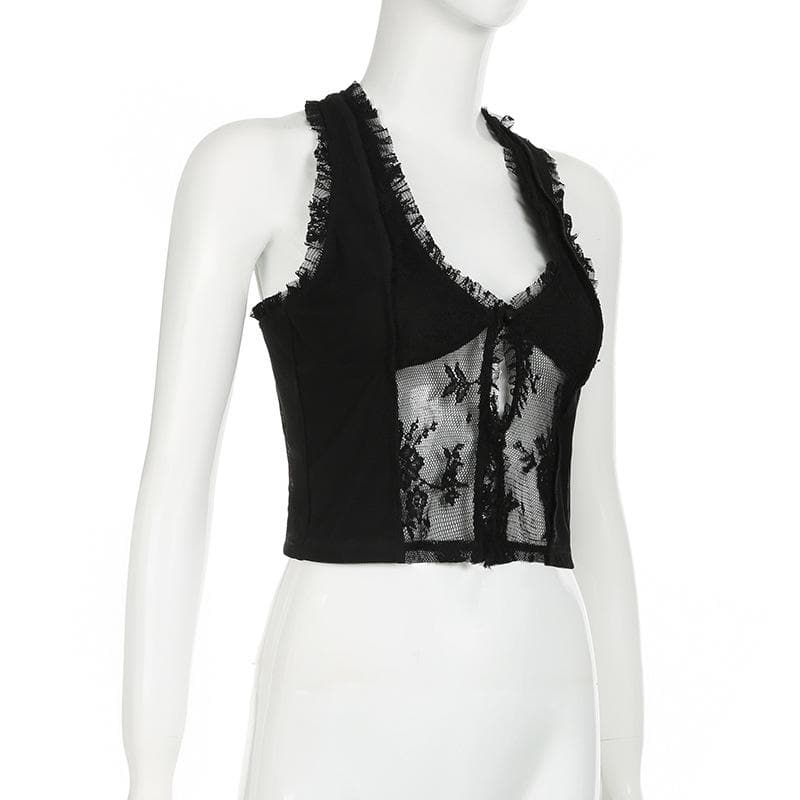 Takardar da aka yanke daga saman da aka yi da lace mai kauri ta U | Kayan Biki na Mata