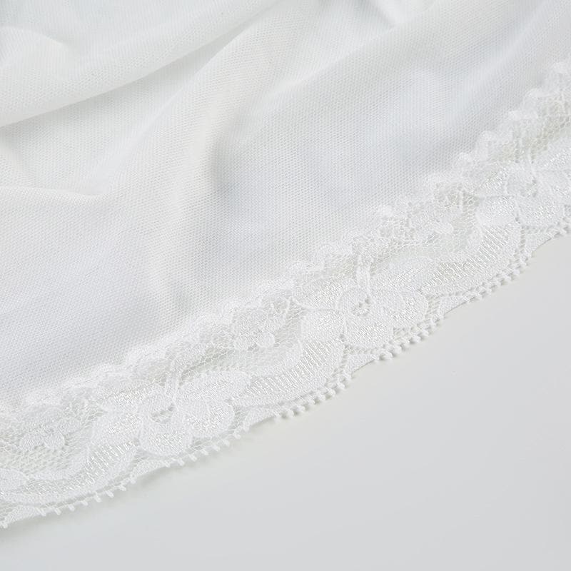 Ribbon mai lace mai laushi mai laushi mai laushi | Kayan Biki na Mata