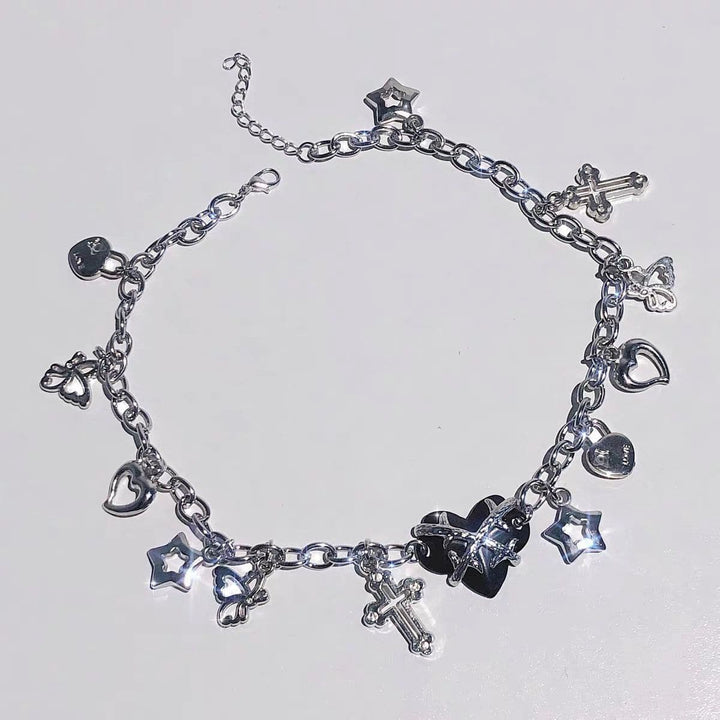 Metal chain pendant adjustable choker necklace  | Festival Outfits Women