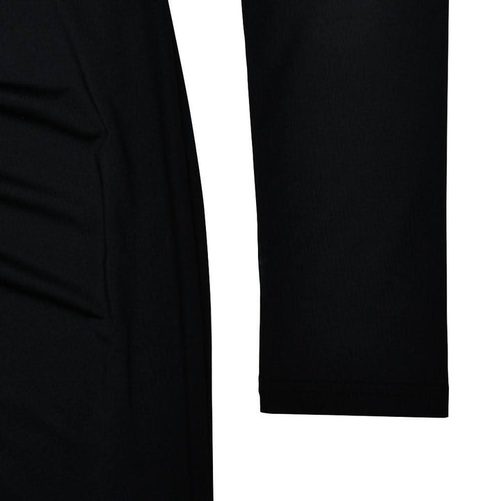 Irregular Long sleeve ruched backless slit maxi dress  | Festival Outfits Women