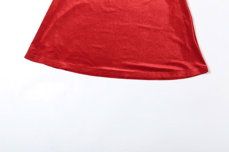 Velvet lace hem maxi skirt  | Festival Outfits Women