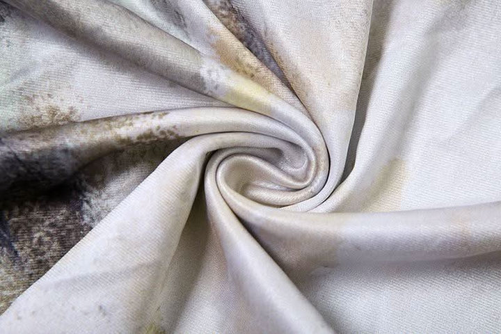 Cowl neck print backless contrast cami mini dress  | Festival Outfits Women