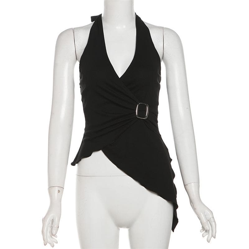 Tufafin Ruffle mara tsari na ruched | Tufafin Biki na Mata