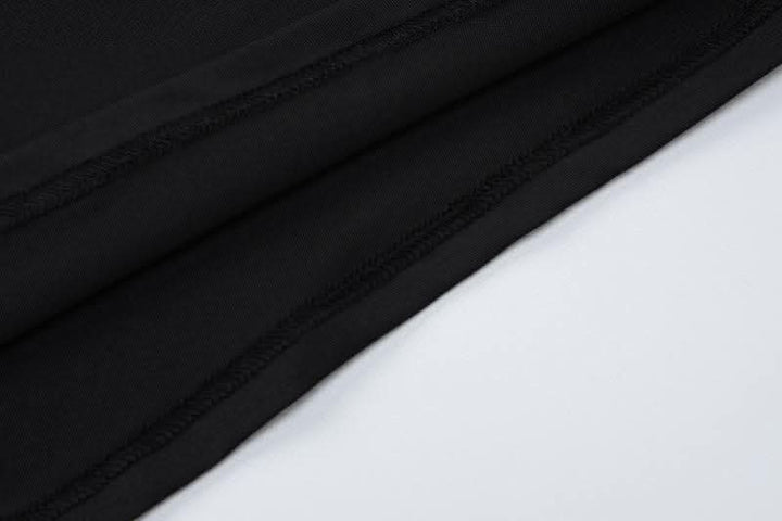 Gloves contrast long sleeve crewneck maxi dress-final-sale  | Festival Outfits Women