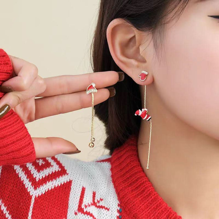 Irregular pendant christmas tree decor drop earrings  | Festival Outfits Women