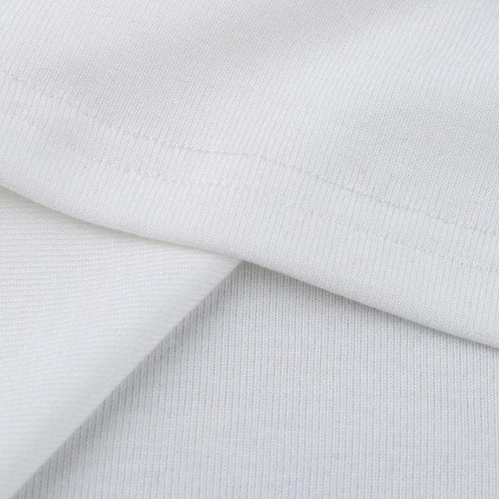 Short sleeve crewneck letter print crop top  | Festival Outfits Women