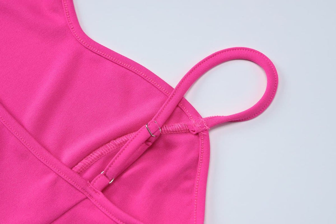 Sweetheart neck patchwork backless cami maxi dress  | Festival Outfits Women