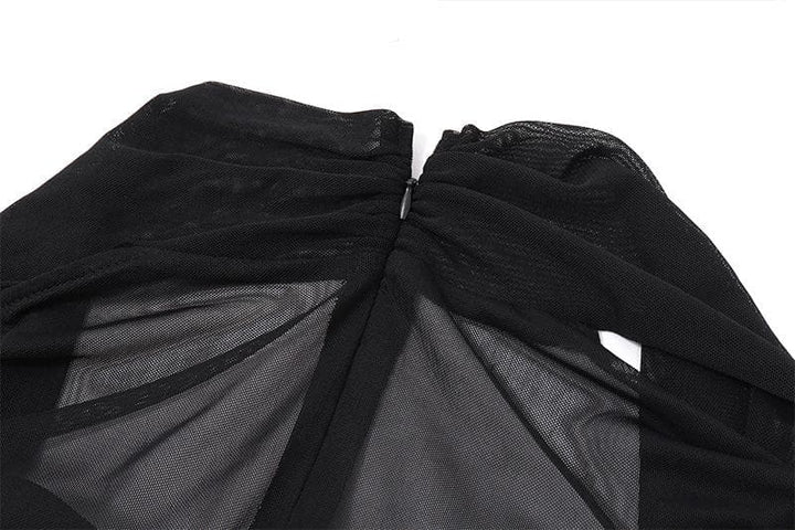 Riga mai dogon hannu mai zip-up | Kayan Biki na Mata