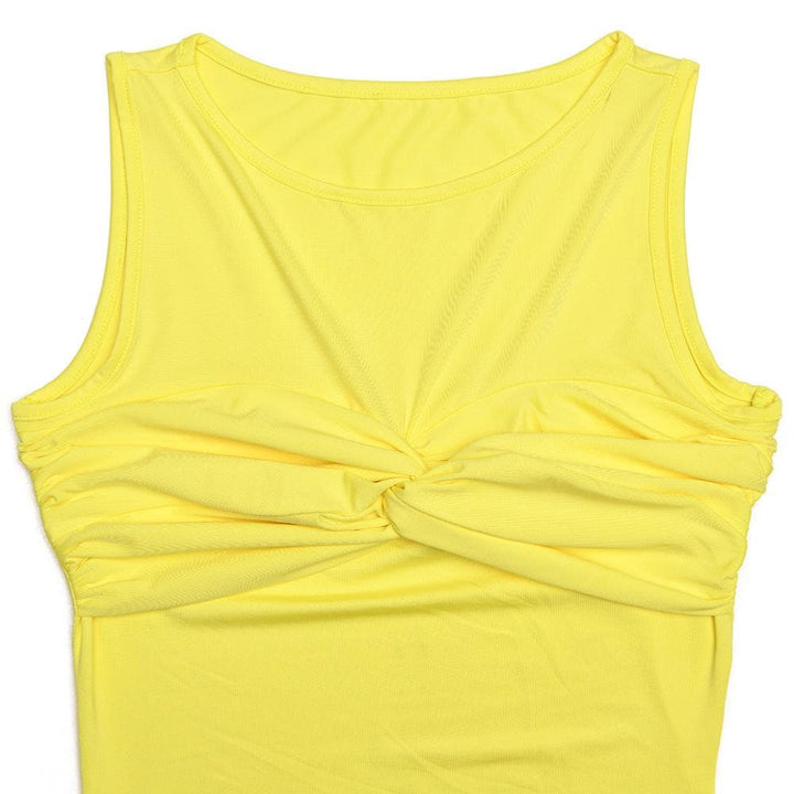 Riga mai kauri da aka yi da maxi mai kauri mara hannu | Kayan Biki na Mata