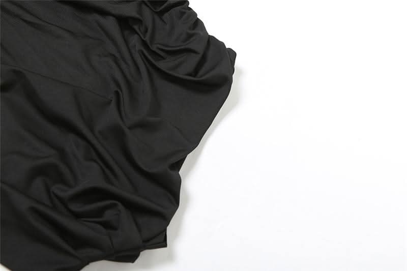 Cap sleeve ruched solid pant set  | Festival Outfits Women