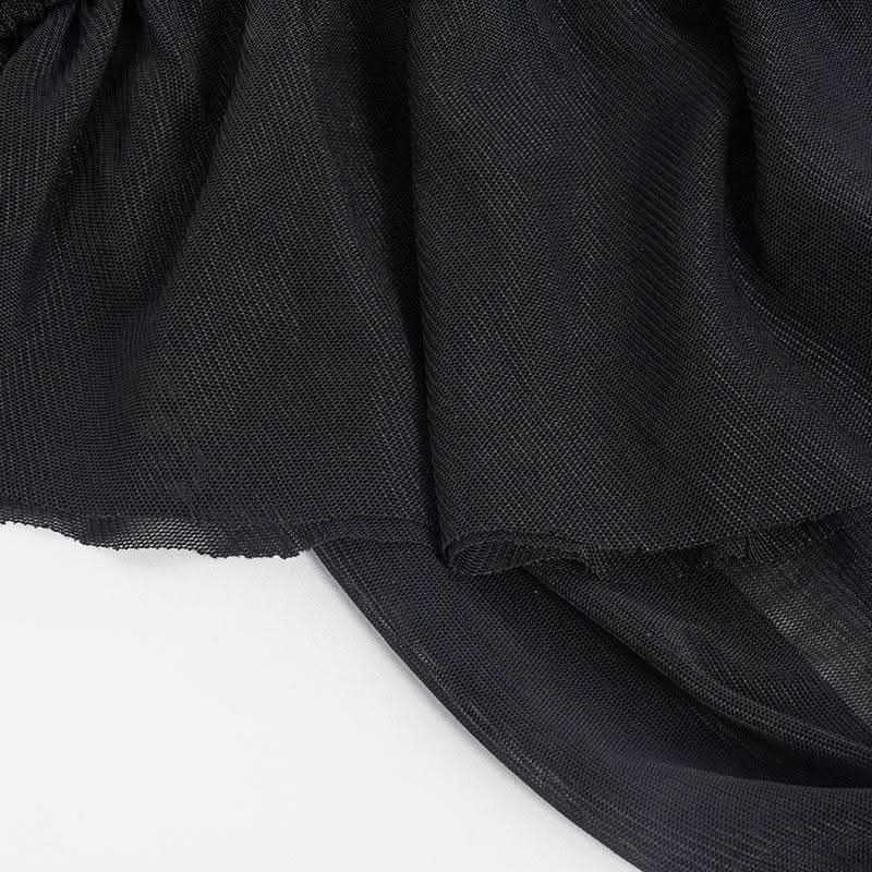 Backless mesh ruched tube mini dress  | Festival Outfits Women